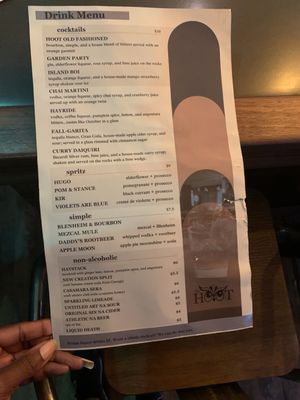 Menu photo 2 The Hoot Columbia, SC