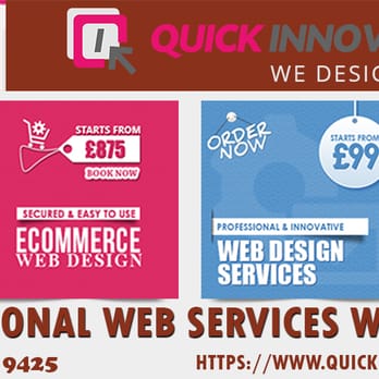 Quickinnovations - web design services - Web Design Near Me - London, XGL