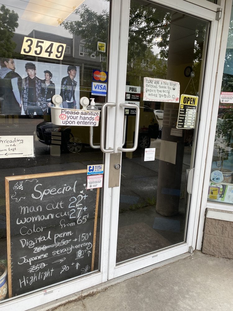 HAIR SKETCH Updated August 2024 3549 Kingsway, Vancouver, British