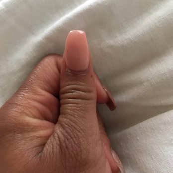 Nails Studio - My "Coffin" shape. Horrible shaping! - Nail Salons Near Me - Hollywood Park, Texas