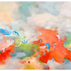 Ginger Fox Gallery - Fixation 48x60 (sold) but it's one of our favorites so we had to post it!