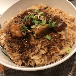 Adobo rice- they used to give more adobo