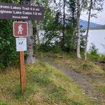 Seven Lakes Trail - Trail head - Hiking Near Me - Cooper Landing, Alaska Seven Lakes Trail - Trail head - Hiking Near Me - Cooper Landing, Alaska