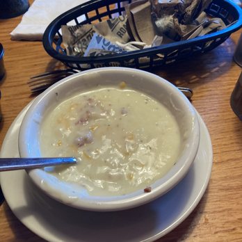 Logan's Roadhouse - Strike two this what they call potato soup! NOTTTTT GOOD - American Near Me - Tuscaloosa, Alabama