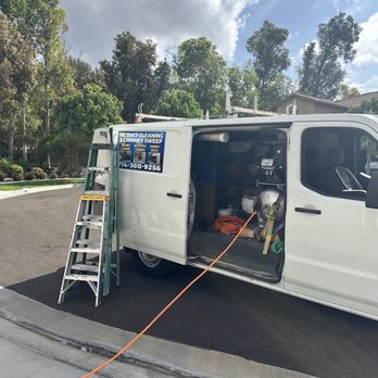 MC Duct Cleaning & Chimney Sweep - Their equipment are in the van. - Air Duct Cleaning Near Me - Tustin, California MC Duct Cleaning & Chimney Sweep - Their equipment are in the van. - Air Duct Cleaning Near Me - Tustin, California