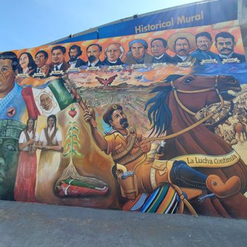 Chicano Park - Mural depicting Mexican history - Parks Near Me - San Diego, California
