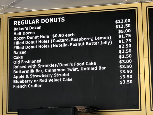 Menu photo 3 Chuck's Donuts Redwood City, CA