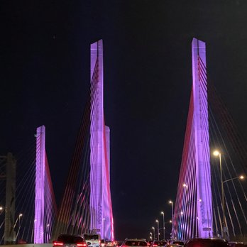 Kosciuszko Bridge - Kosciuszko Bridge at nite - Landmarks & Historical Buildings Near Me - Brooklyn, New York