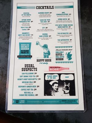 Menu photo 6 Bar Bar Portland, OR Menu photo 6 Bar Bar Portland, OR