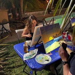 Geo's Joy of Painting - Nothing beats a fun summer sun.