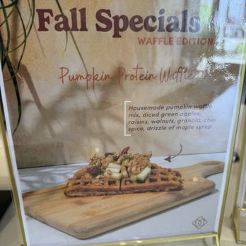 Toastique - Fall 2025 Special: pumpkin protein waffle - Coffee & Tea Near Me - Pittsburgh, Pennsylvania Toastique - Fall 2025 Special: pumpkin protein waffle - Coffee & Tea Near Me - Pittsburgh, Pennsylvania