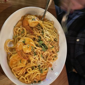 Inka Mama's - Shrimp scampi - super creamy - Peruvian Near Me - San Clemente, California Inka Mama's - Shrimp scampi - super creamy - Peruvian Near Me - San Clemente, California