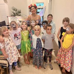 Sparkle Faerie Face Painting