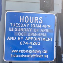 West Seneca Historical Society - As of June 2022