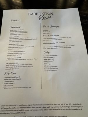 Menu photo 2 Karrington Rowe Brentwood, TN Menu photo 2 Karrington Rowe Brentwood, TN