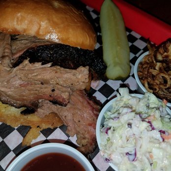 Uncle Bo's Slow-n-Low - Brisket bbq sandwich *still drooling* - Barbeque Near Me - Elyria, Ohio Uncle Bo's Slow-n-Low - Brisket bbq sandwich *still drooling* - Barbeque Near Me - Elyria, Ohio
