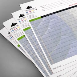 King Tut Printing & Reprographics - Numbered Full Color carbonless forms (NCRS)