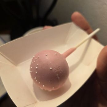 The Copper Q - Strawberry cake pop - Doesn't taste like strawberry. Do not recommend - Bakeries Near Me - Big Bear Lake, California The Copper Q - Strawberry cake pop - Doesn't taste like strawberry. Do not recommend - Bakeries Near Me - Big Bear Lake, California