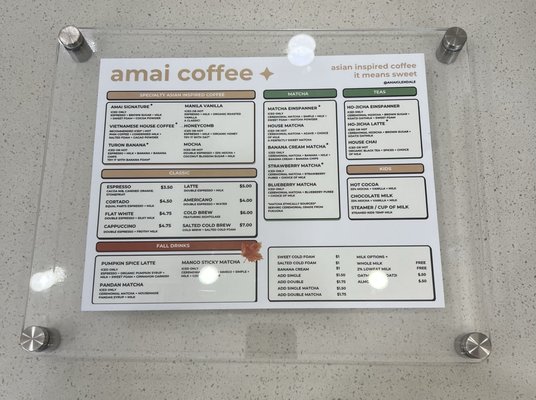 Menu photo 5 Amai Glendale, CA