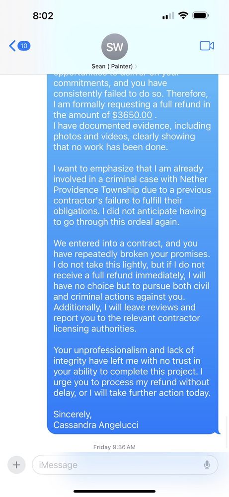 Slide of TM Pro Contracting