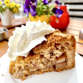 Winkel 43 - Slice of pie with cream - Desserts Near Me - Amsterdam, New Hampshire