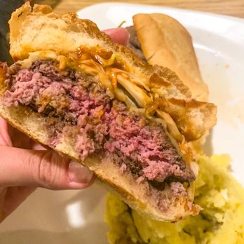 Savannah's Restaurant and Bar - Barbecue slaw burger, cooked medium - Bars Near Me - Cedar Hill, Missouri Savannah's Restaurant and Bar - Barbecue slaw burger, cooked medium - Bars Near Me - Cedar Hill, Missouri