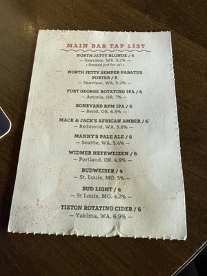 Menu photo 2 Long Beach Tavern Long Beach, WA Menu photo 2 Long Beach Tavern Long Beach, WA
