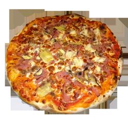 La Forqueta - CUATRO ESTACIONES INGREDIENTES: Tomate, mozzarella, jamón york, atún, champiñón y alcachofas