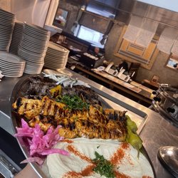 Al Malek Banquet and Grill - The savory Shish Combo for Two! Also comes served with soup or salad!