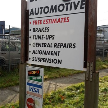 Davis Automotive - Entrance sign! - Auto Repair Near Me - Bellingham, Washington