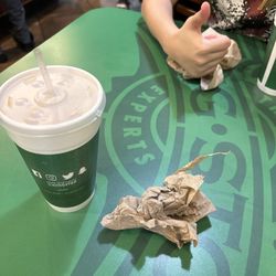Wingstop - An empty table where I waited 45 minutes for my food, sipping my straw every minute just once to feel something.