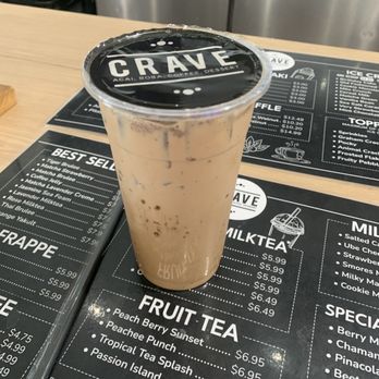 Crave Boba - Ice coffee - Bubble Tea Near Me - Garden Grove, California