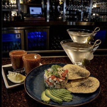 333 Pacific - Bloody Mary oyster shots, ceviche, and filthy...and I do mean "Sucio" dirty martini's that were so good! Absolutely love it! - Steakhouses Near Me - Oceanside, California