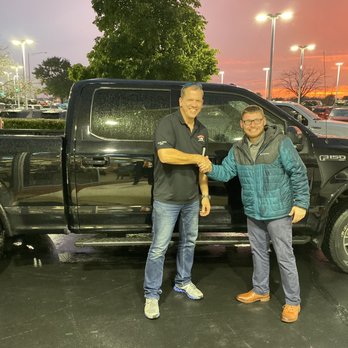 Ron Tirapelli Ford - Product specialist Tim Travis and myself - Car Dealers Near Me - Shorewood, Illinois Ron Tirapelli Ford - Product specialist Tim Travis and myself - Car Dealers Near Me - Shorewood, Illinois