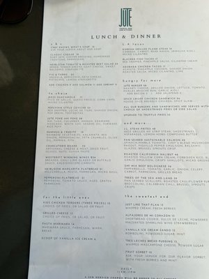 Menu photo 2 JUTE Coastal bar and Kitchen Manhattan Beach, CA Menu photo 2 JUTE Coastal bar and Kitchen Manhattan Beach, CA