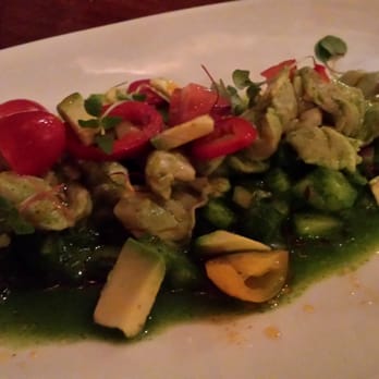Gabbi's Mexican Kitchen - 092615:  Ceviche Veracruz off menu special, Canadian ling cod, cherry tomatoes, Persian cucumbers, French radish, serrano-cilantro salsa... - Mexican Near Me - Orange, California