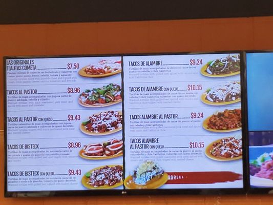 Menu photo 4 Taqueria El Cometa El Paso, TX Menu photo 4 Taqueria El Cometa El Paso, TX