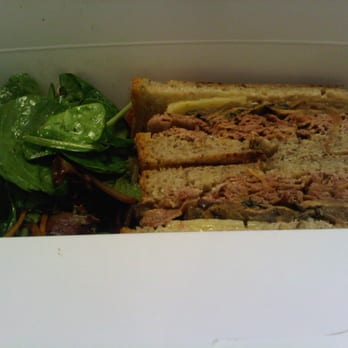 Sandwich Box - Rye and Caraway Bread, Roasted Garlic&Cumin Aioli spread, Roast Beef, Carmelized Onions,Grilled Eggplant, Jalapeno Havarti - Sandwiches Near Me - Toronto, Ontario