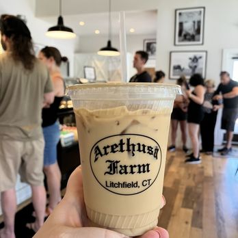 Arethusa A Mano - Toasted Almond and Coconut w Almond milk iced - Bakeries Near Me - Bantam, Connecticut