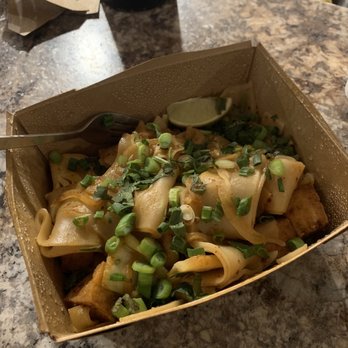 Ahan - Drunken Noodle with tofu - Laotian Near Me - Madison, Wisconsin Ahan - Drunken Noodle with tofu - Laotian Near Me - Madison, Wisconsin