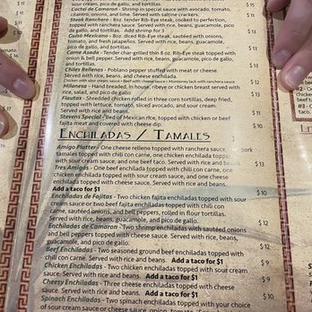 Amigos - Menu - Mexican Near Me - Eureka Springs, Arkansas Amigos - Menu - Mexican Near Me - Eureka Springs, Arkansas
