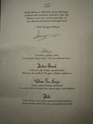 Menu photo 1 Dakar New Orleans, LA Menu photo 1 Dakar New Orleans, LA