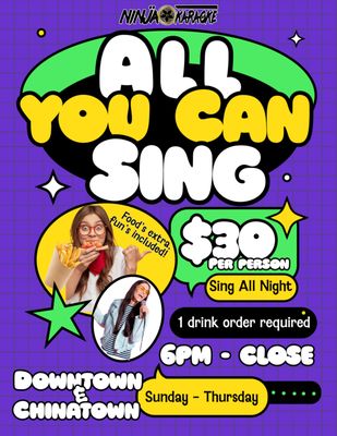 Ninja Karaoke Downtown by null
