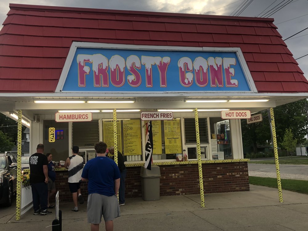 FROSTY CONE Ice Cream & Frozen Yogurt 118 E Emerson St, Ithaca, MI