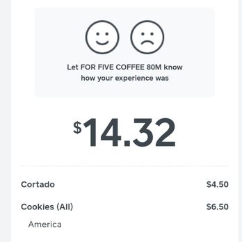 For Five Coffee Roasters - the price of coffee - Coffee & Tea Near Me - Washington, DC, District of Columbia