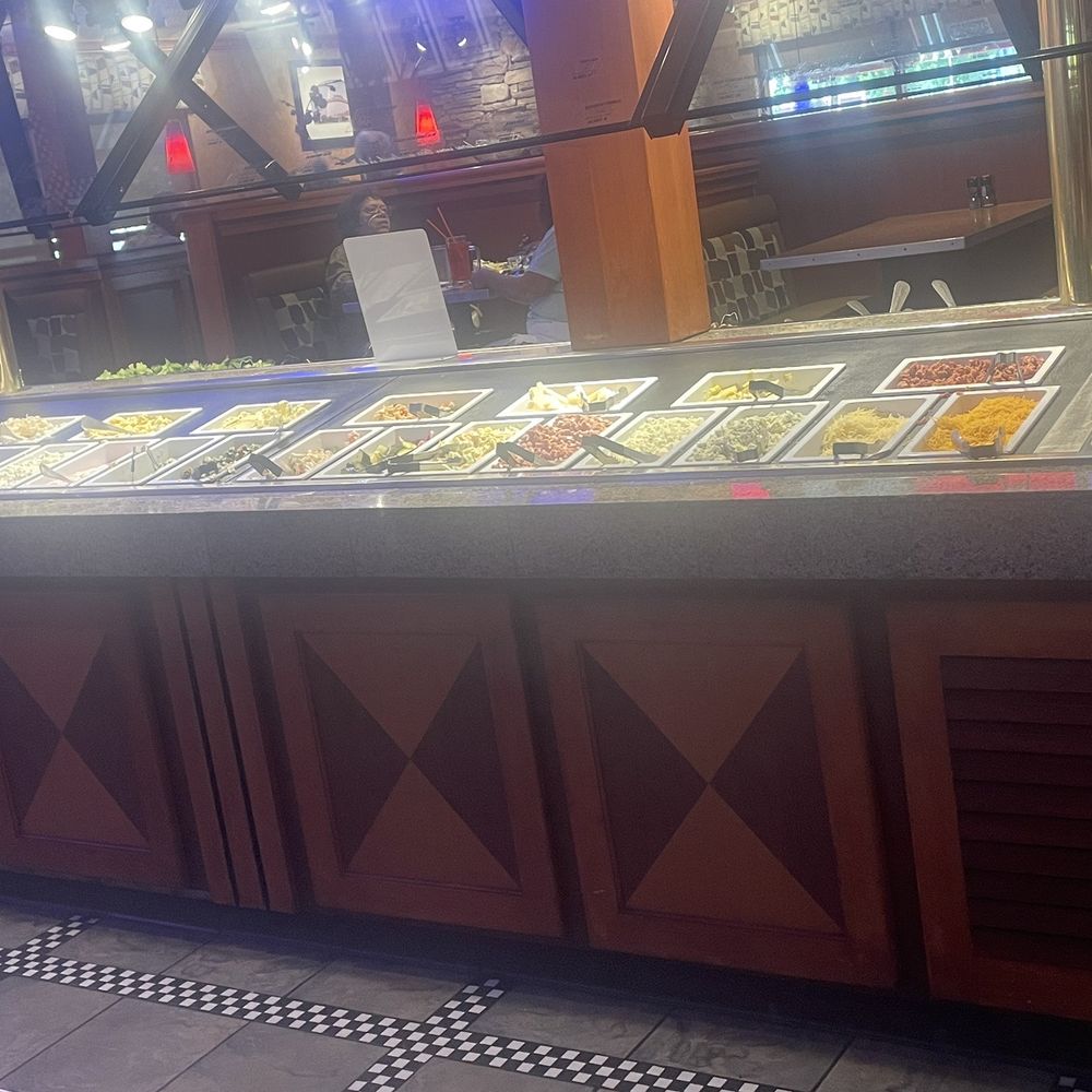 Sizzler - The salad bar area - Seafood Near Me - Modesto, California
