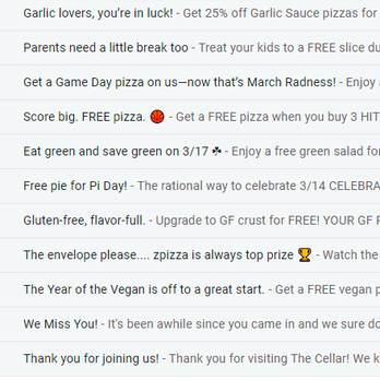 The Cellar Restaurant - Proof of the Cellar selling my email info, just a small snippet of my email history with this 100% unique email address. - French Near Me - Fullerton, California The Cellar Restaurant - Proof of the Cellar selling my email info, just a small snippet of my email history with this 100% unique email address. - French Near Me - Fullerton, California
