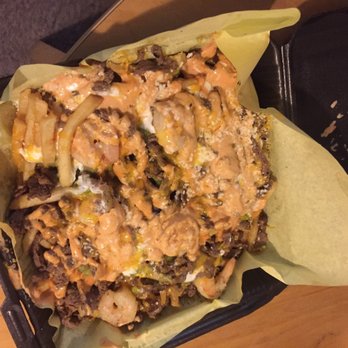 Cali Tacos - Angel Fries ( carne asada + shrimp) - Mexican Near Me - Orange, California Cali Tacos - Angel Fries ( carne asada + shrimp) - Mexican Near Me - Orange, California
