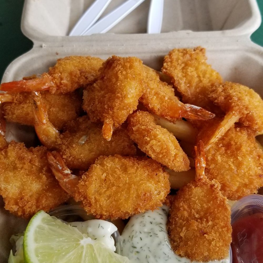Da Fish Shack - Shrimp and chips - Food Trucks Near Me - Hana, Hawaii Da Fish Shack - Shrimp and chips - Food Trucks Near Me - Hana, Hawaii
