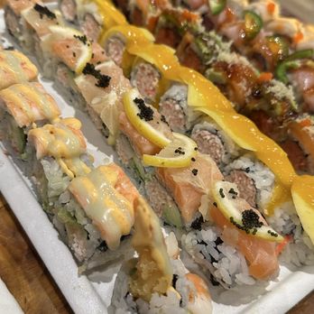 Sushi Masa - Samurai roll Baby tiger roll Bubba gump Crazy yellow tail Nemo I10 - Sushi Bars Near Me - Plano, Texas Sushi Masa - Samurai roll Baby tiger roll Bubba gump Crazy yellow tail Nemo I10 - Sushi Bars Near Me - Plano, Texas